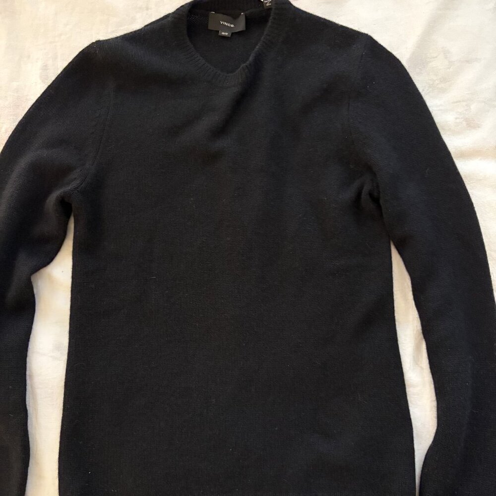 Men's Vince Cashmere Sweater in Black - Men's XS - Brand New With Tags